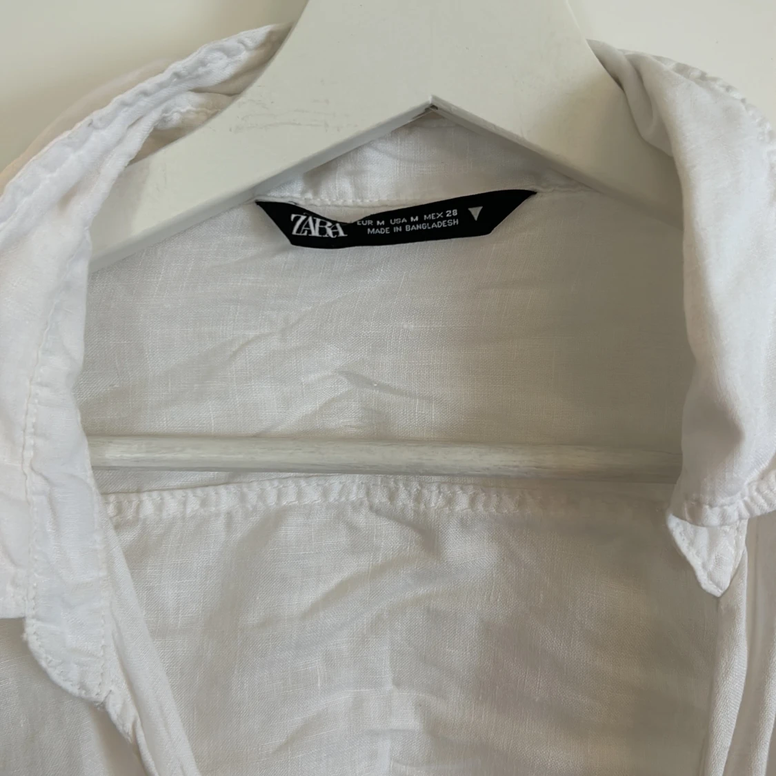 Vit knytblus från Zara - 90