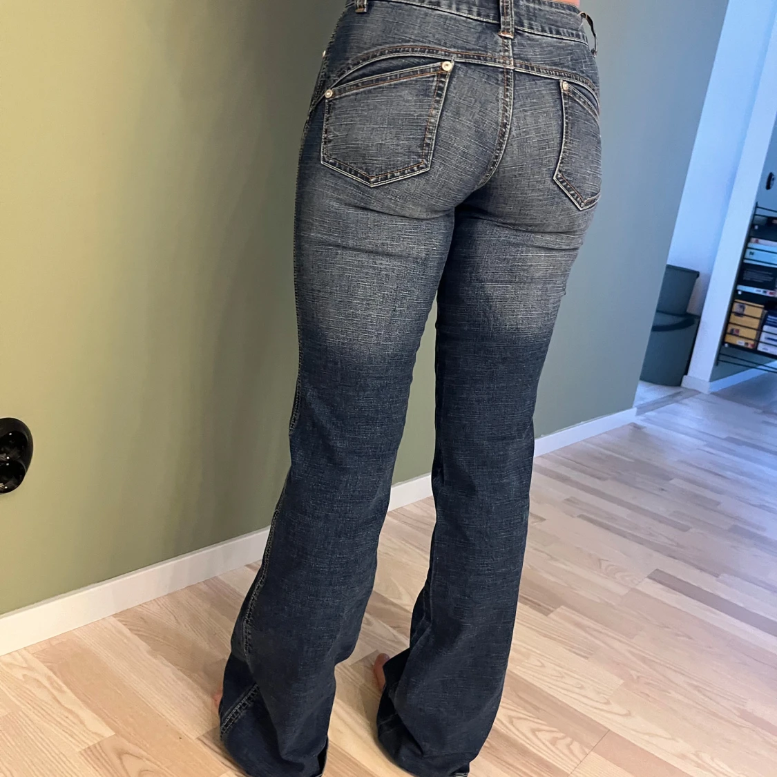 Lågmidjade Bootcut Jeans  - 91