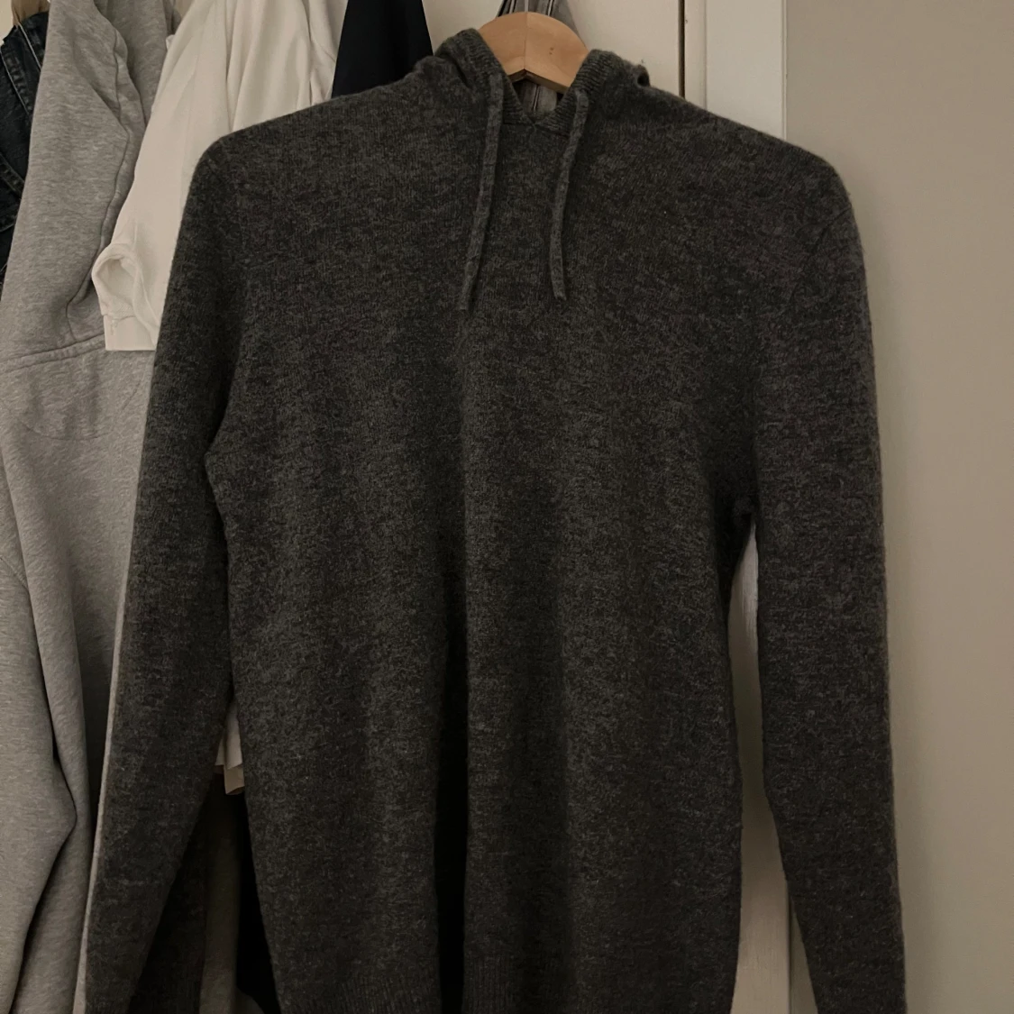 Cashmere/marino ull hoodie - 90