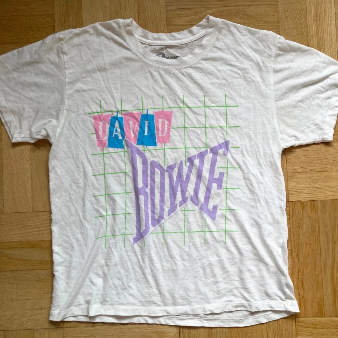 Vit David Bowie t-shirt