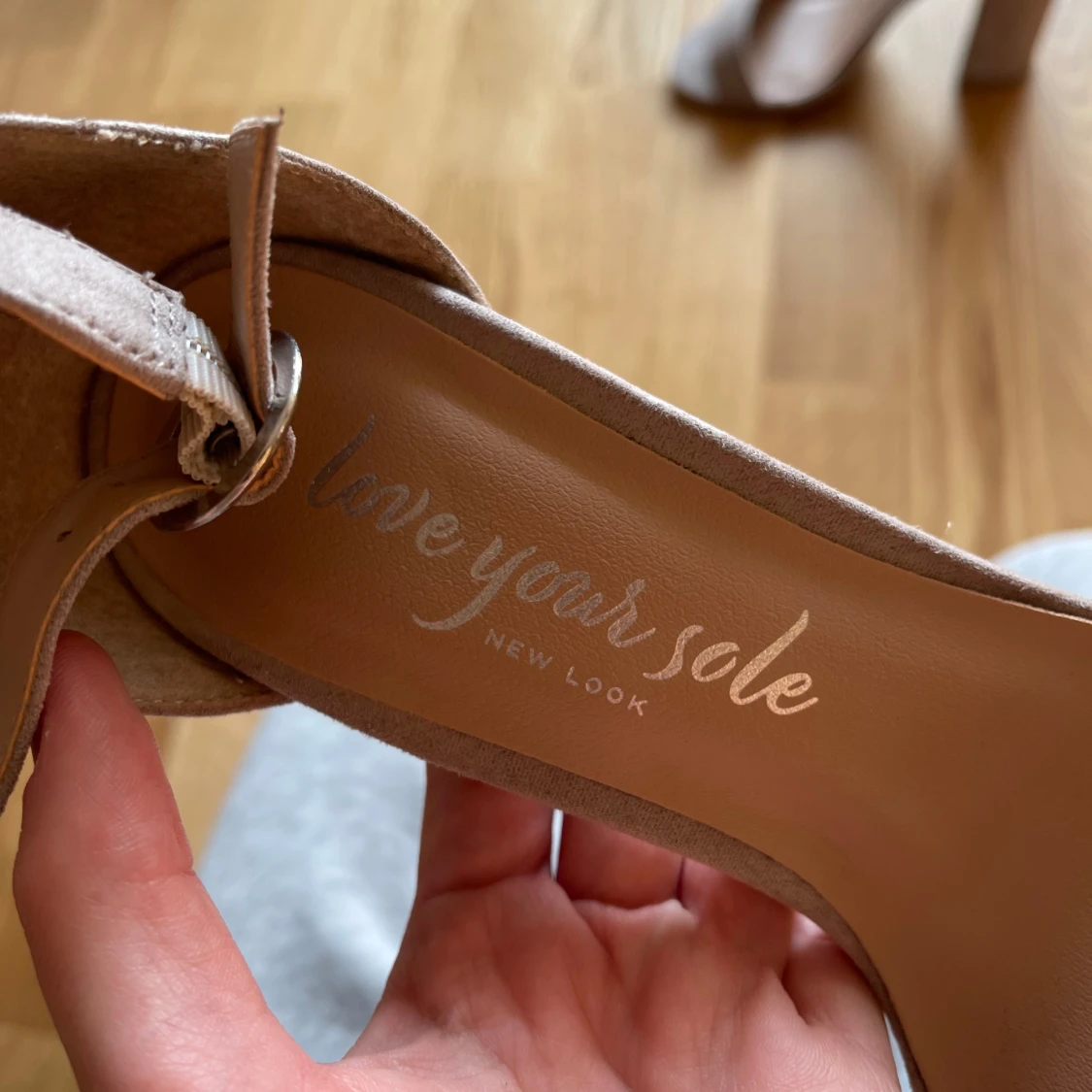 Beige klackskor - 91