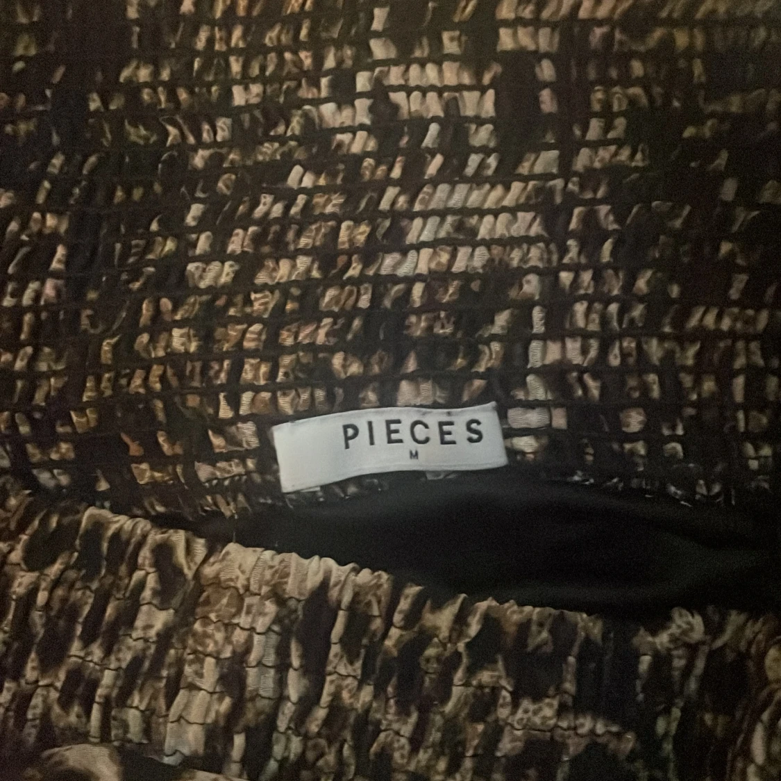 Leopardmönstrad kjol från Pieces - 3