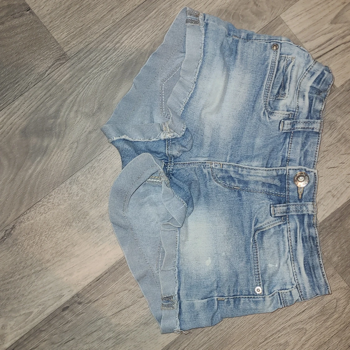 Blå jeansshorts från LAB Industries  - 4