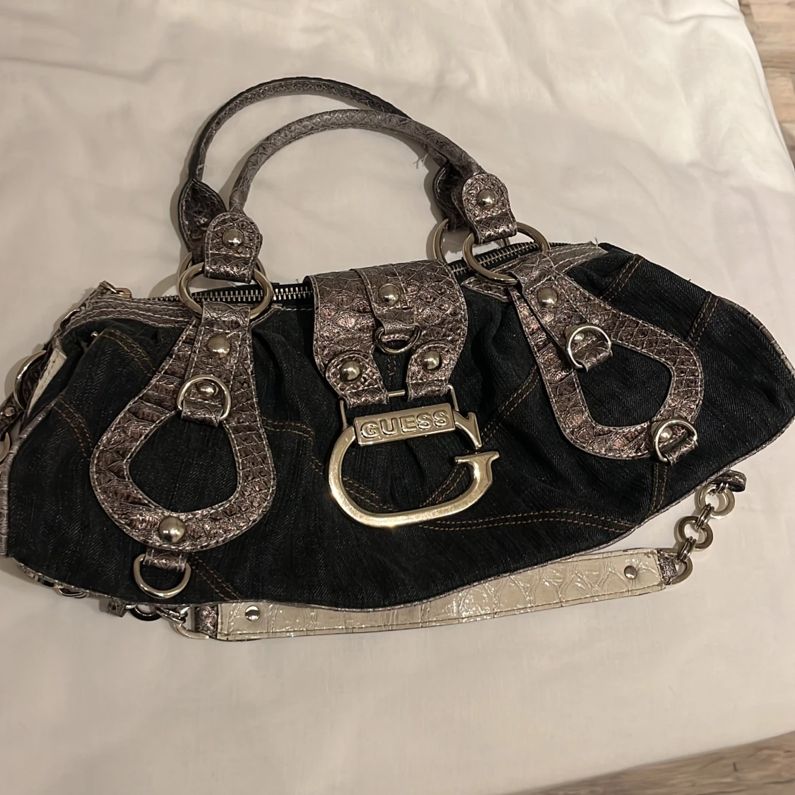 GUESS vintage jean bag