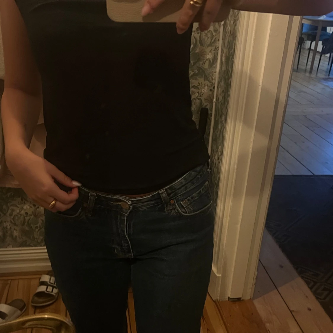 Lågmidjade jeans 