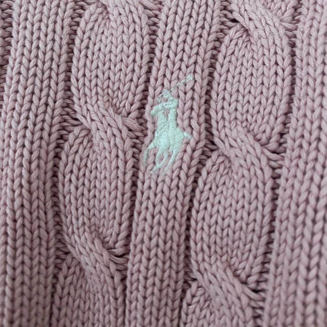 Rosa stickad tröja från Ralph Lauren - 3