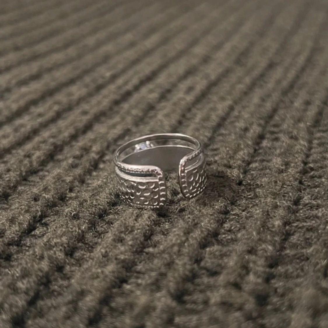 Modern Elegance - Silver Ring with Stone - 2