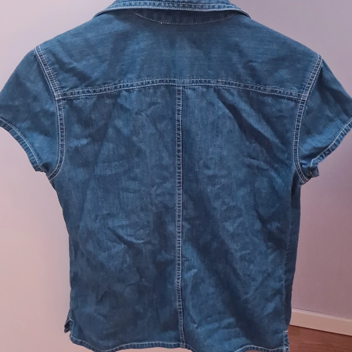 Kortärmad jeansskjorta från Logg - 2