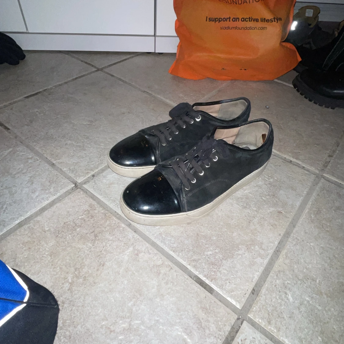 Svarta sneakers från Lanvin