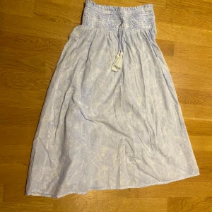 Långkjol - Långkjol blå/vit