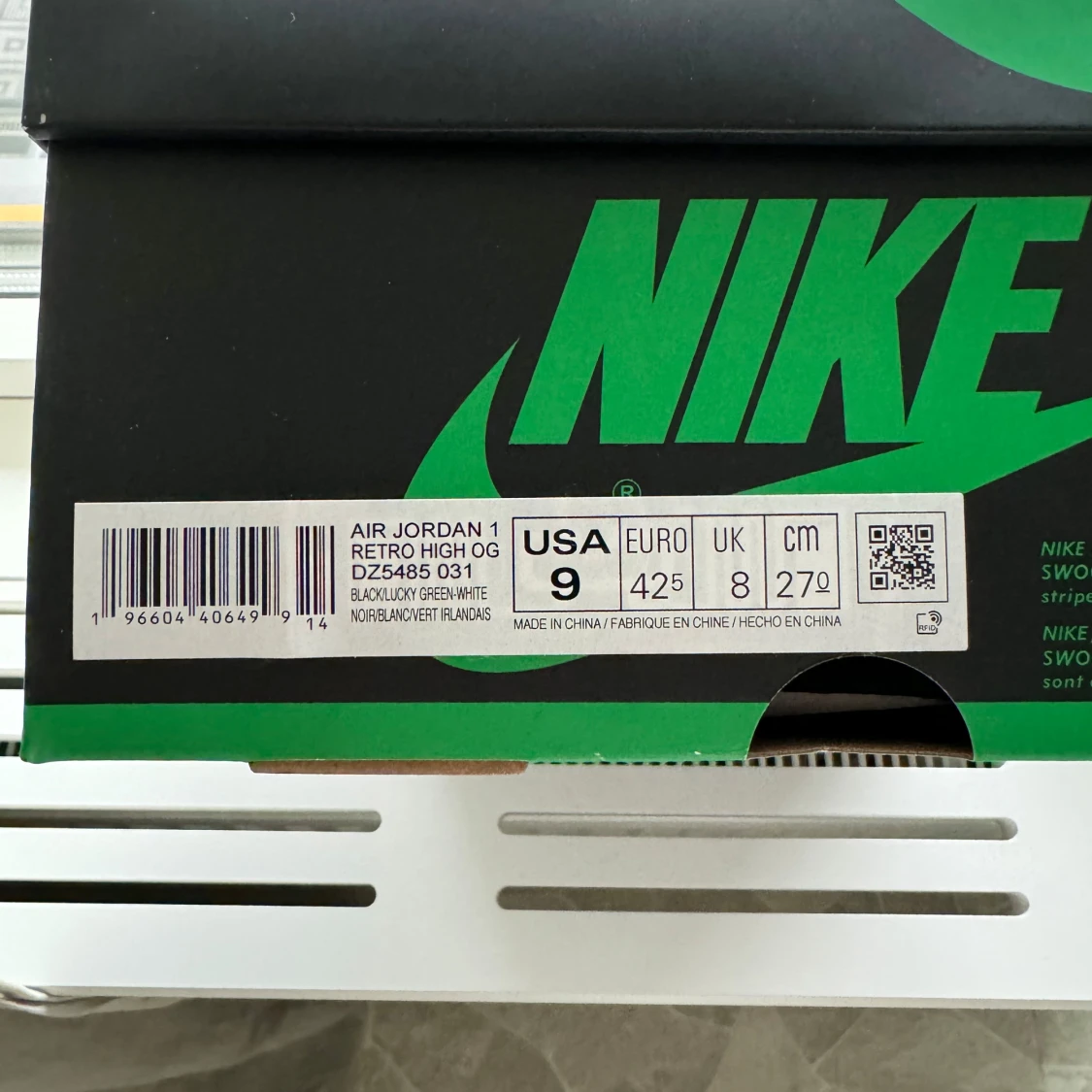 Jordan 1 High Lucky green - 91