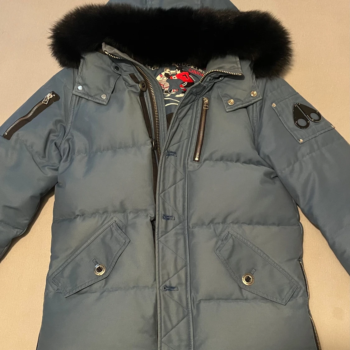 MOOSE KNUCKLES CHAMBRAY BLUE - 90