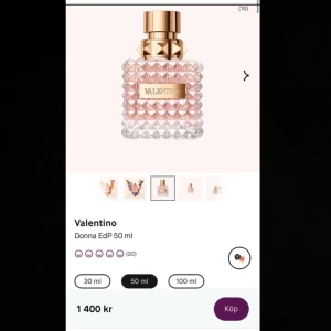 Valentino Donna 50ml  - Valentino Donna parfym i 50ml, endast testad en gång🩷