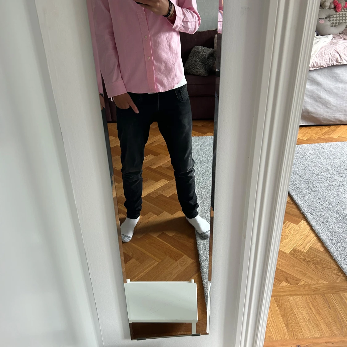 Rosa Ralph lauren skjorta