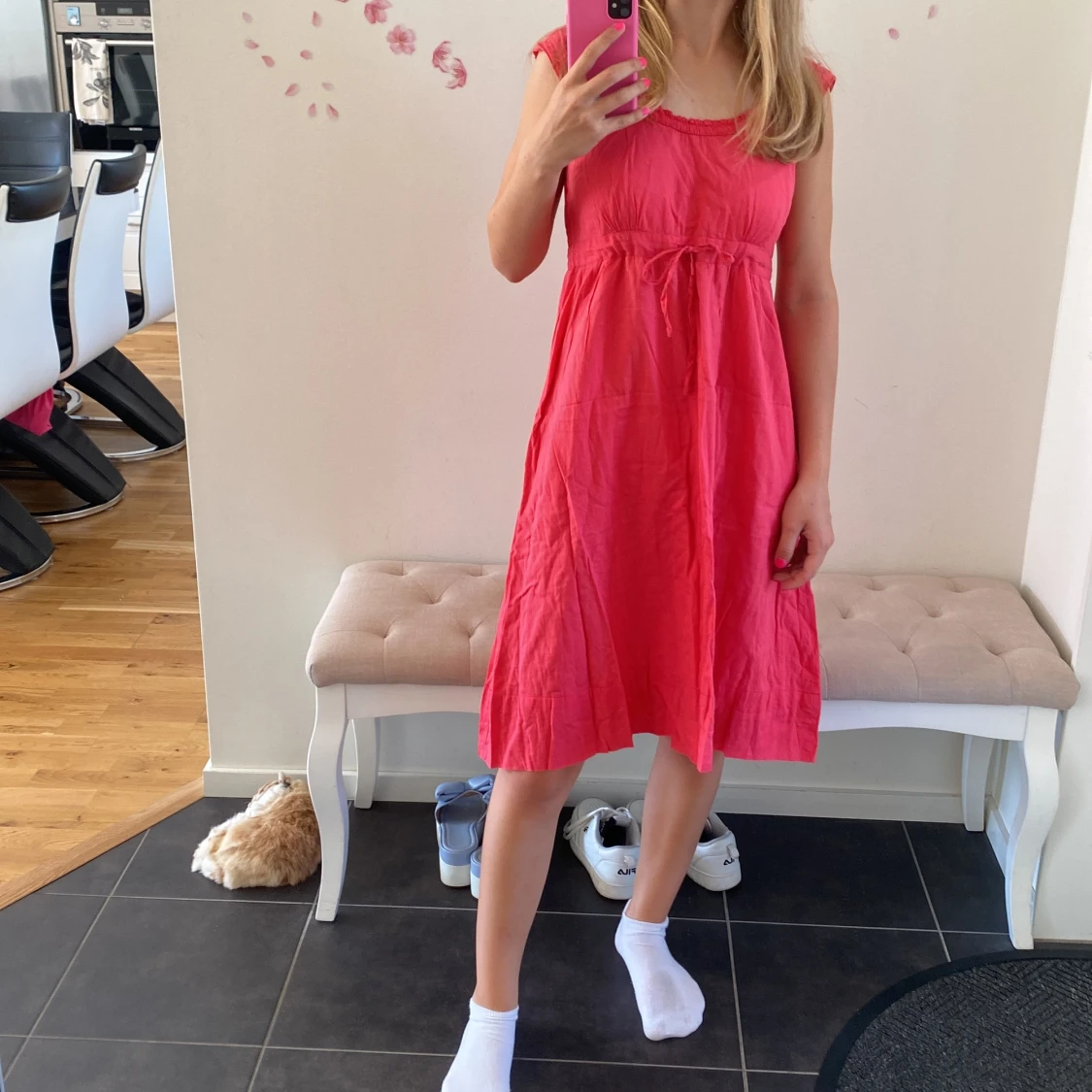 Röd sommarklänning - 3