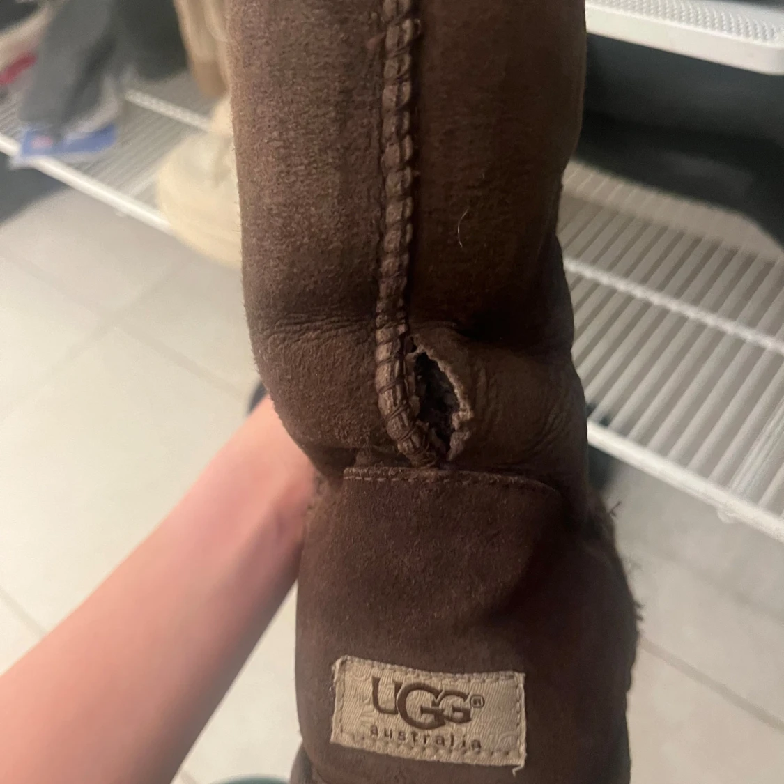 Bruna höga Uggs - 3