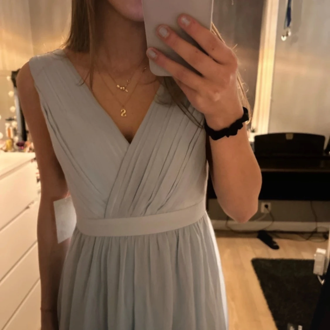 Ljusblå balklänning - 1