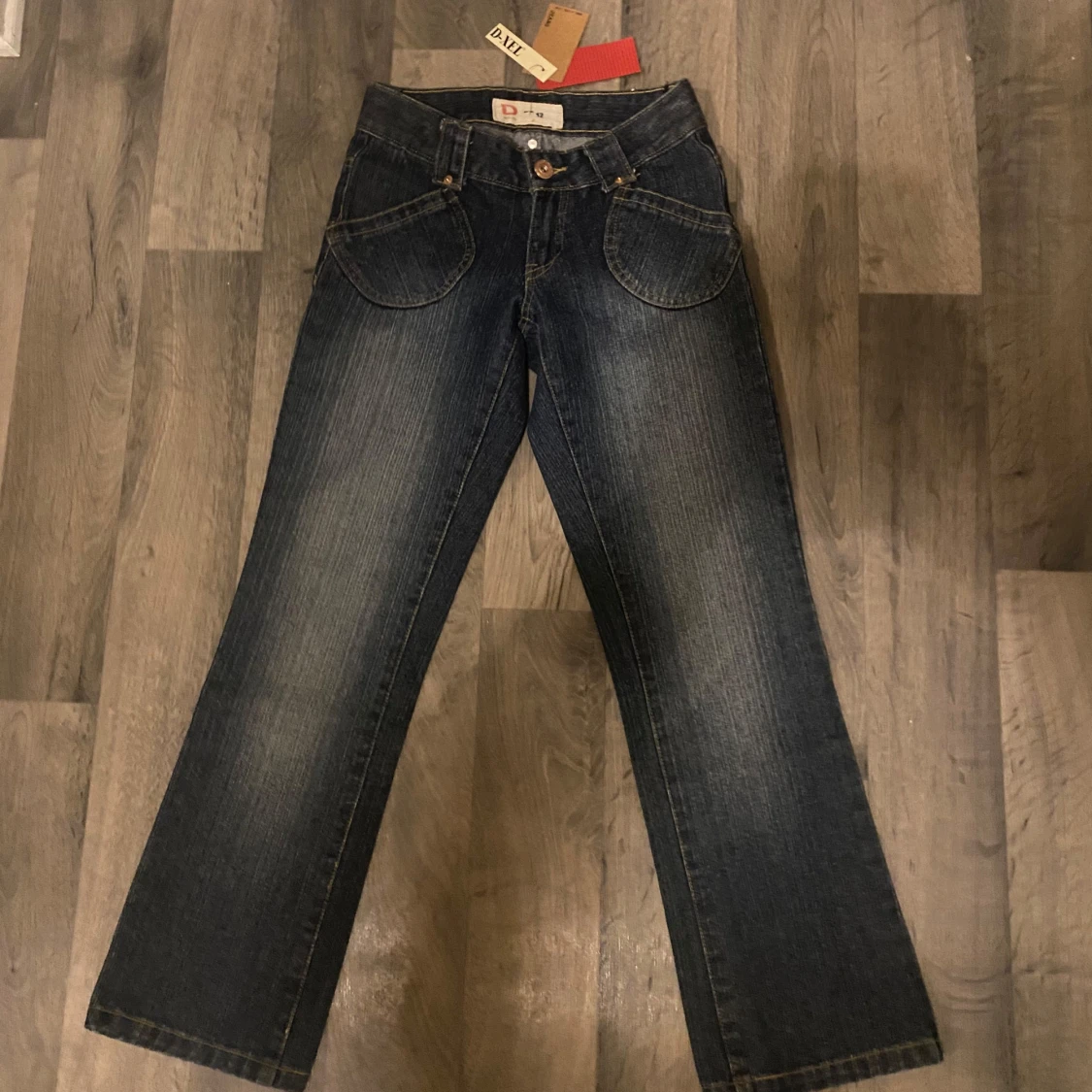 Lågmidjade bootcut jeans  - 89