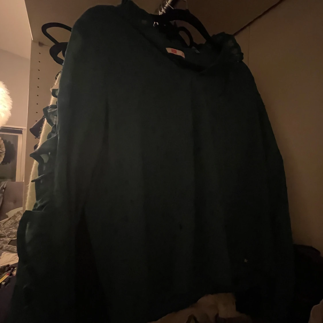 Mörkgrön blus - 90