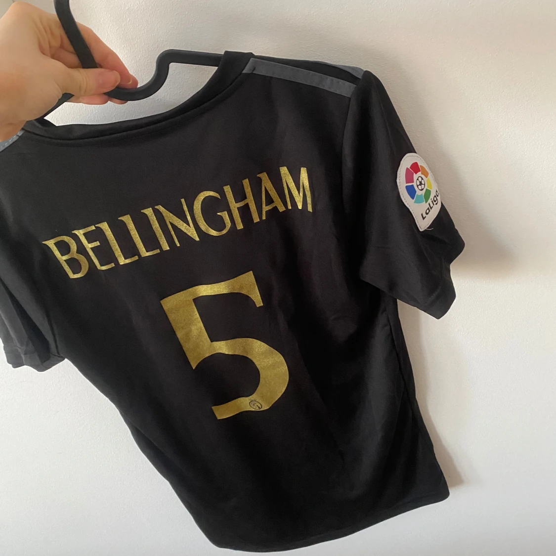 Svart Real Madrid fotbollströja - 90