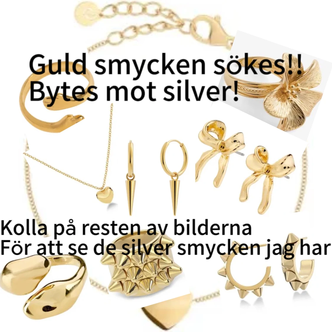 Guld smycken bytes mot silver!!!đđ€