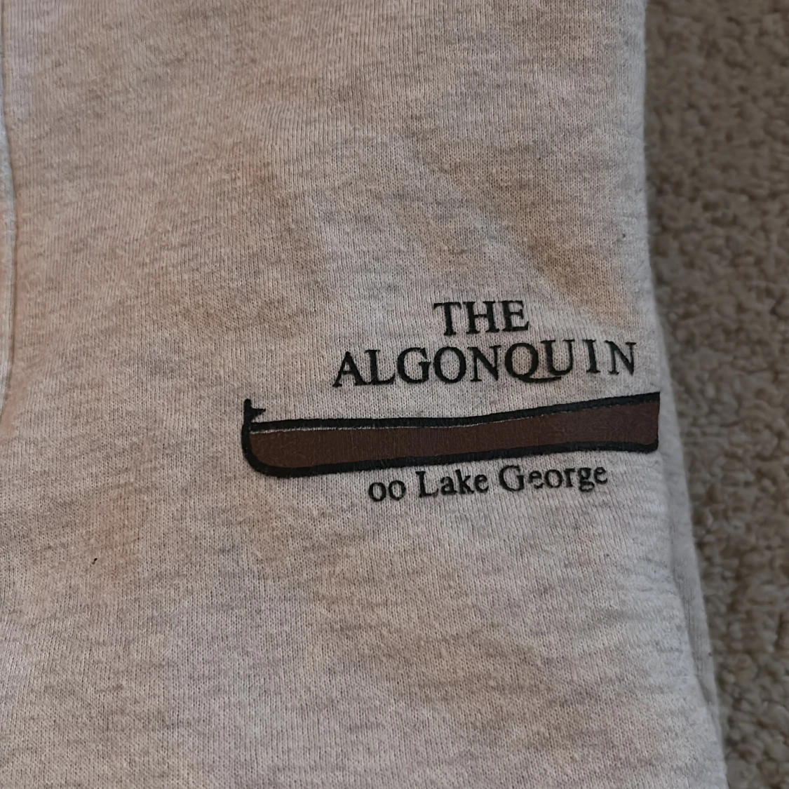 Beige tröja med dragkedja - 90