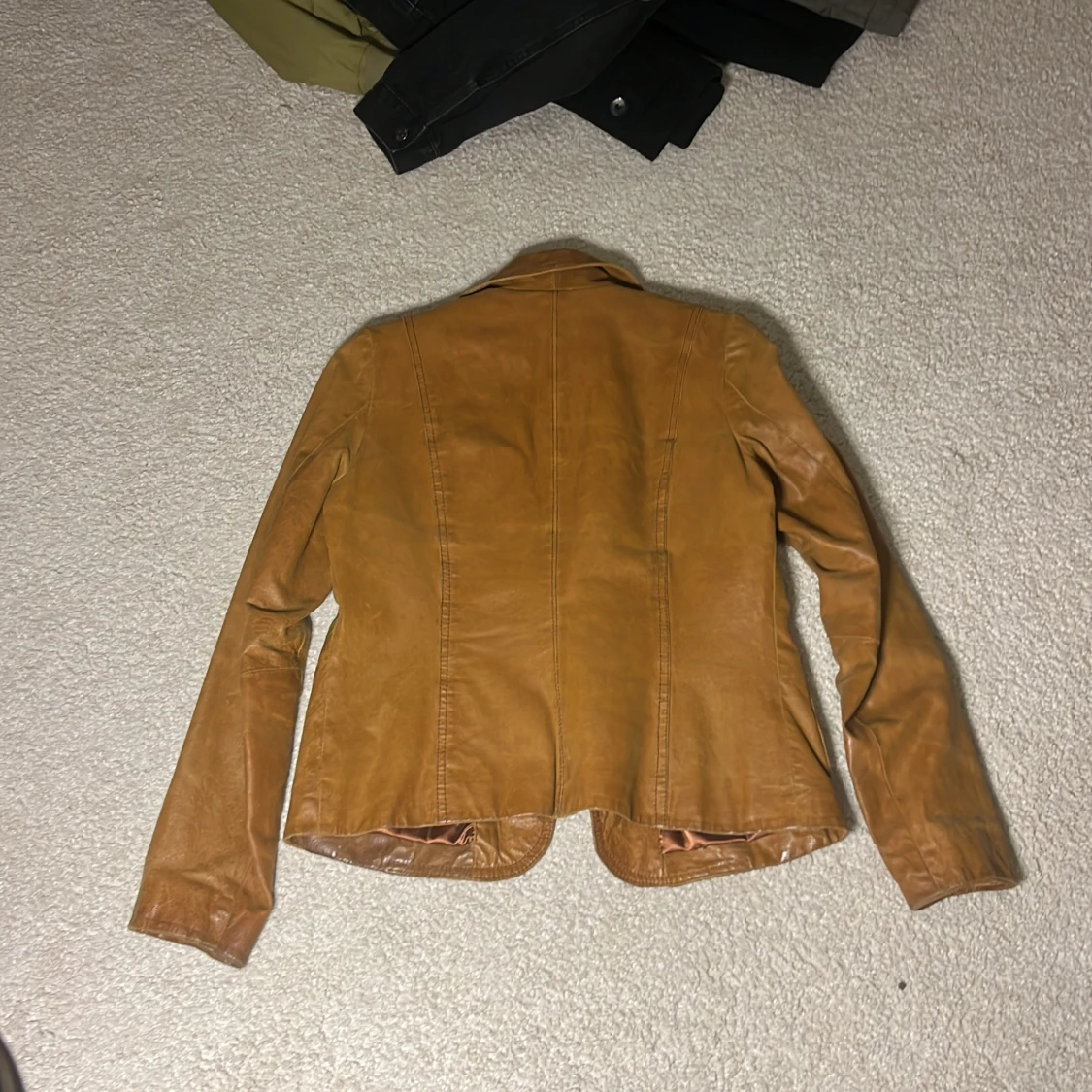 Brun skinnjacka från Blendshe - 90