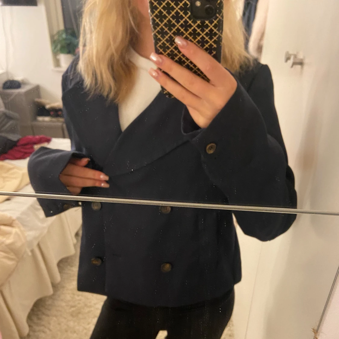 Blå höst kappa 🦋 - 91