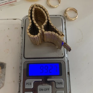 Vintage 1960 talet guld pläterat armband 18k 0,750 - e 1960 talet guldpläterat armband 18k från Italy. Köp ut från polen. Antik värde märke Avalon 