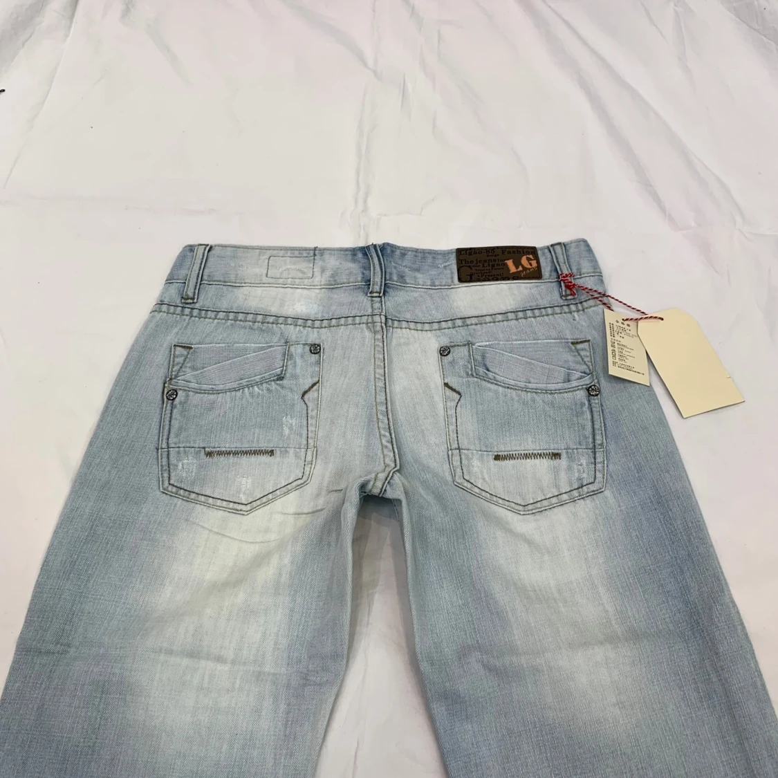Lågmidjade bootcut jeans  - 92
