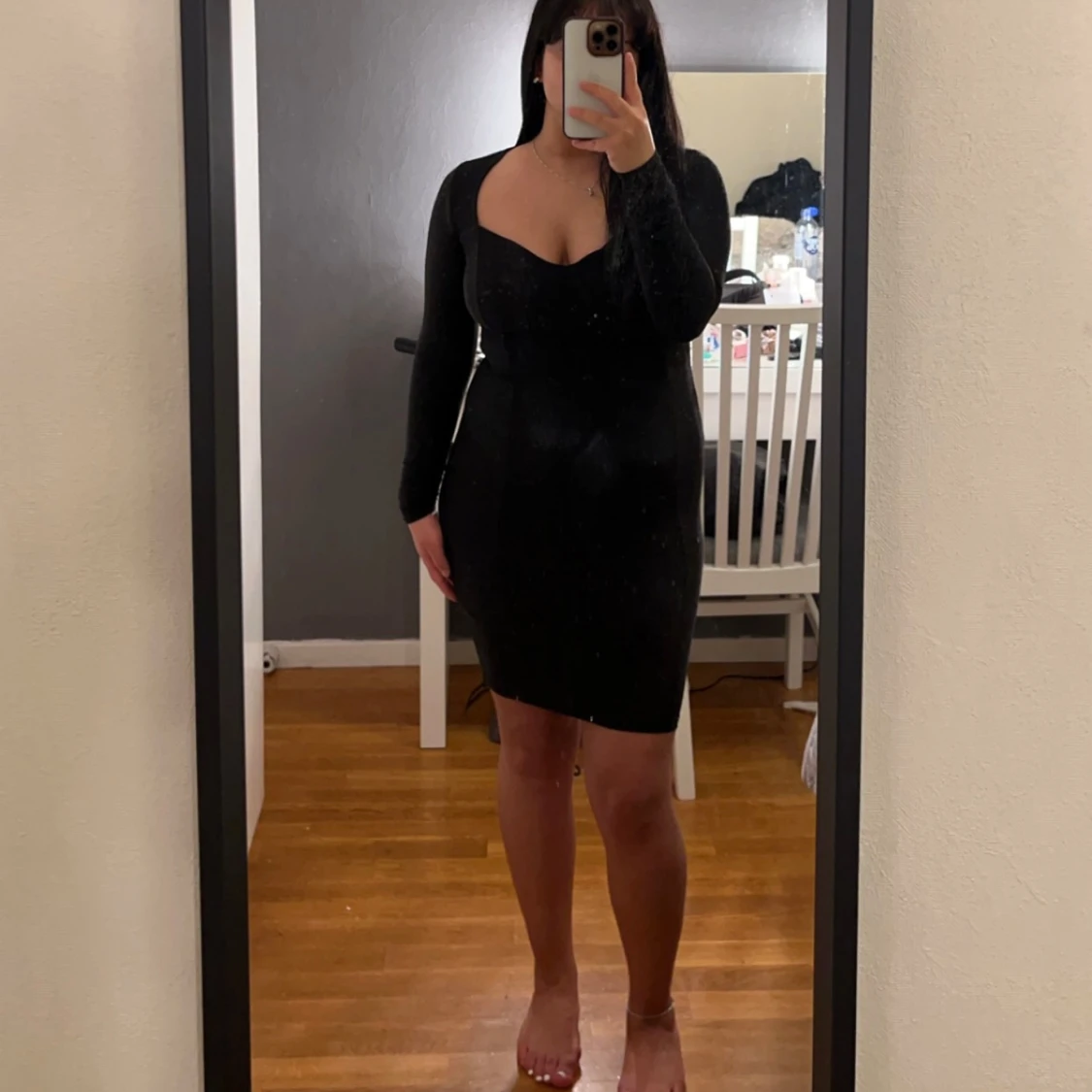 Svart glittrig klänning 🖤