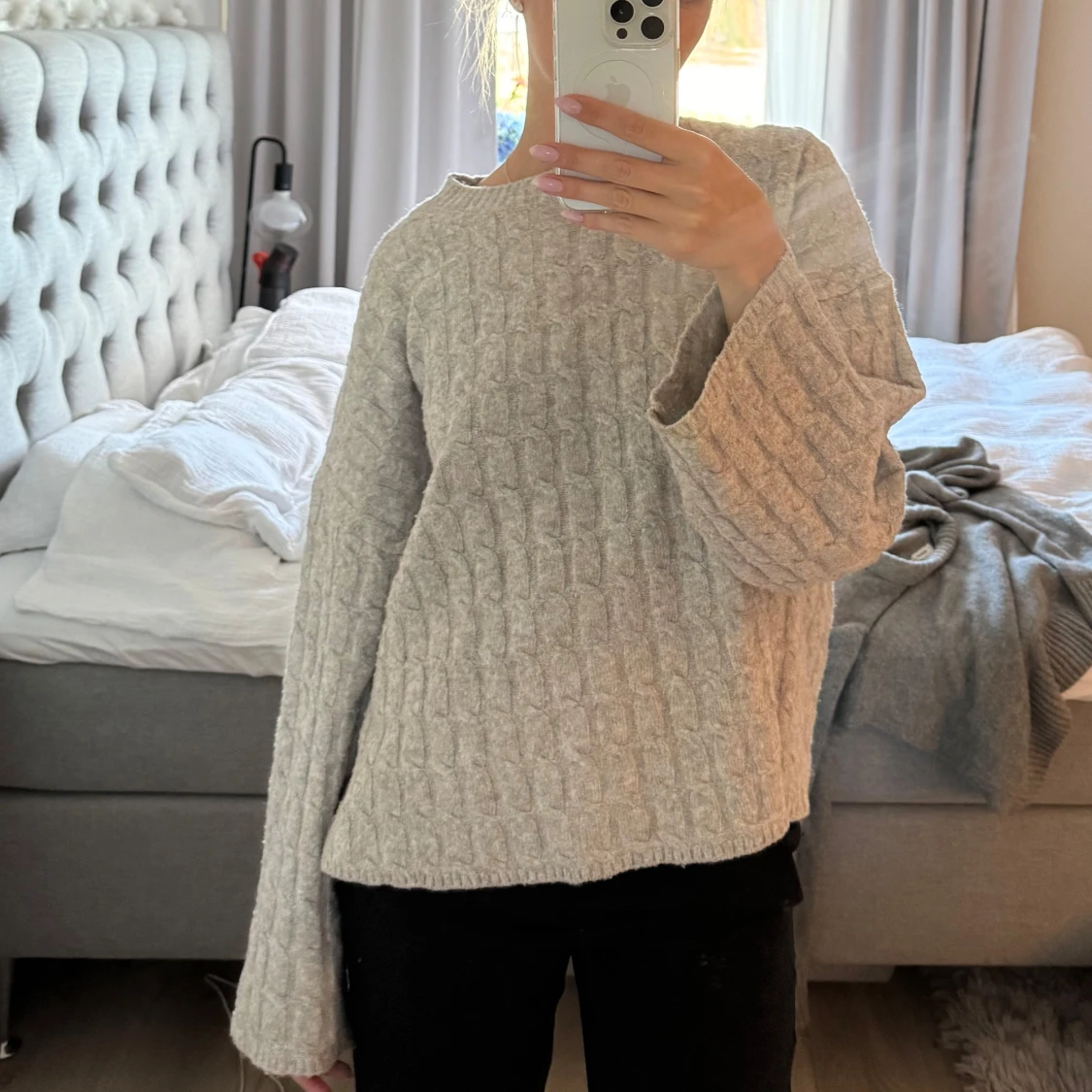Stickad tröja