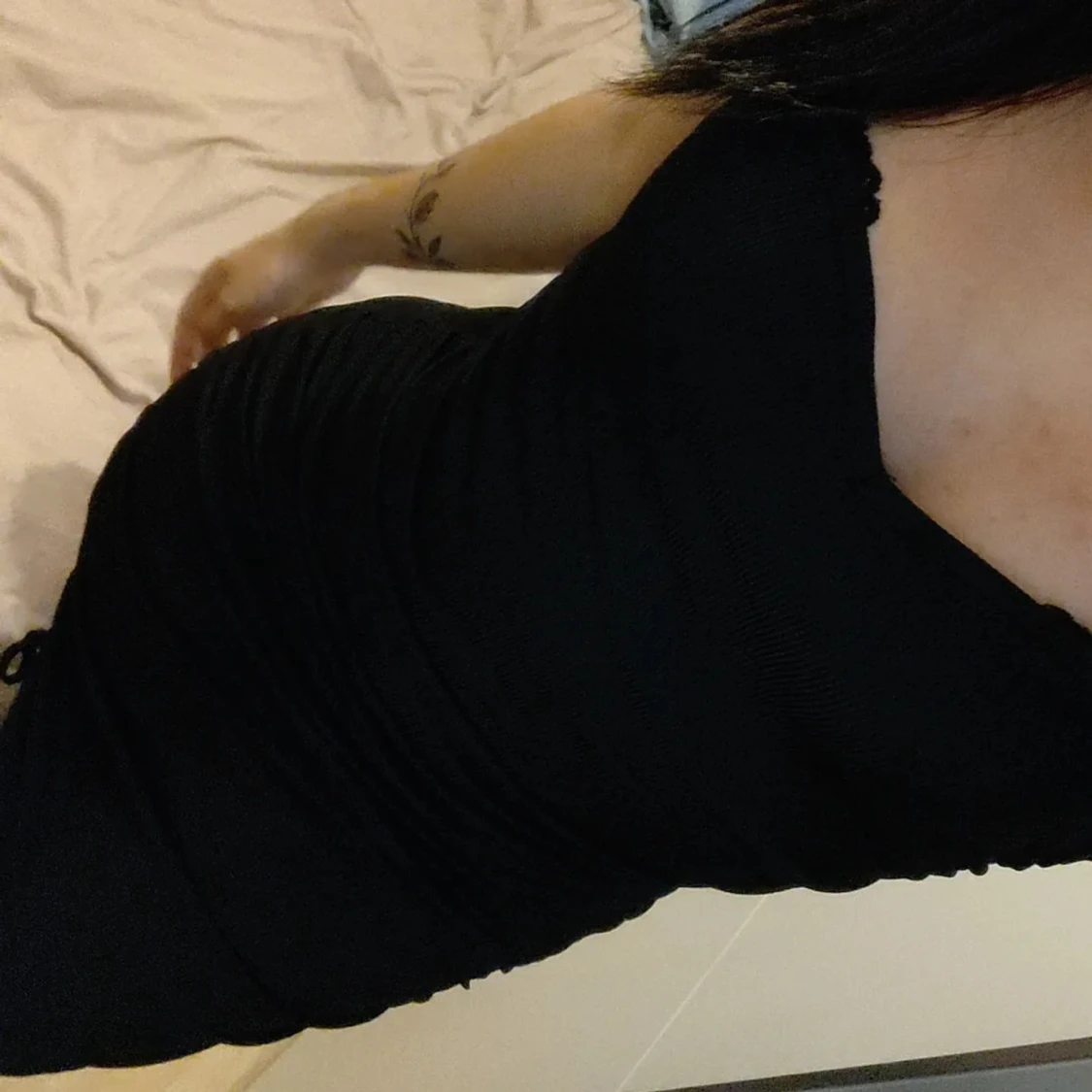 Svart elegant klänning