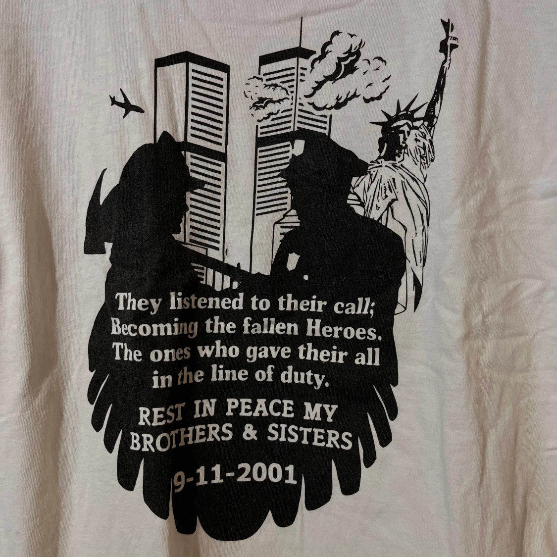 Vintage t-shirt med tryck från Delta - 90