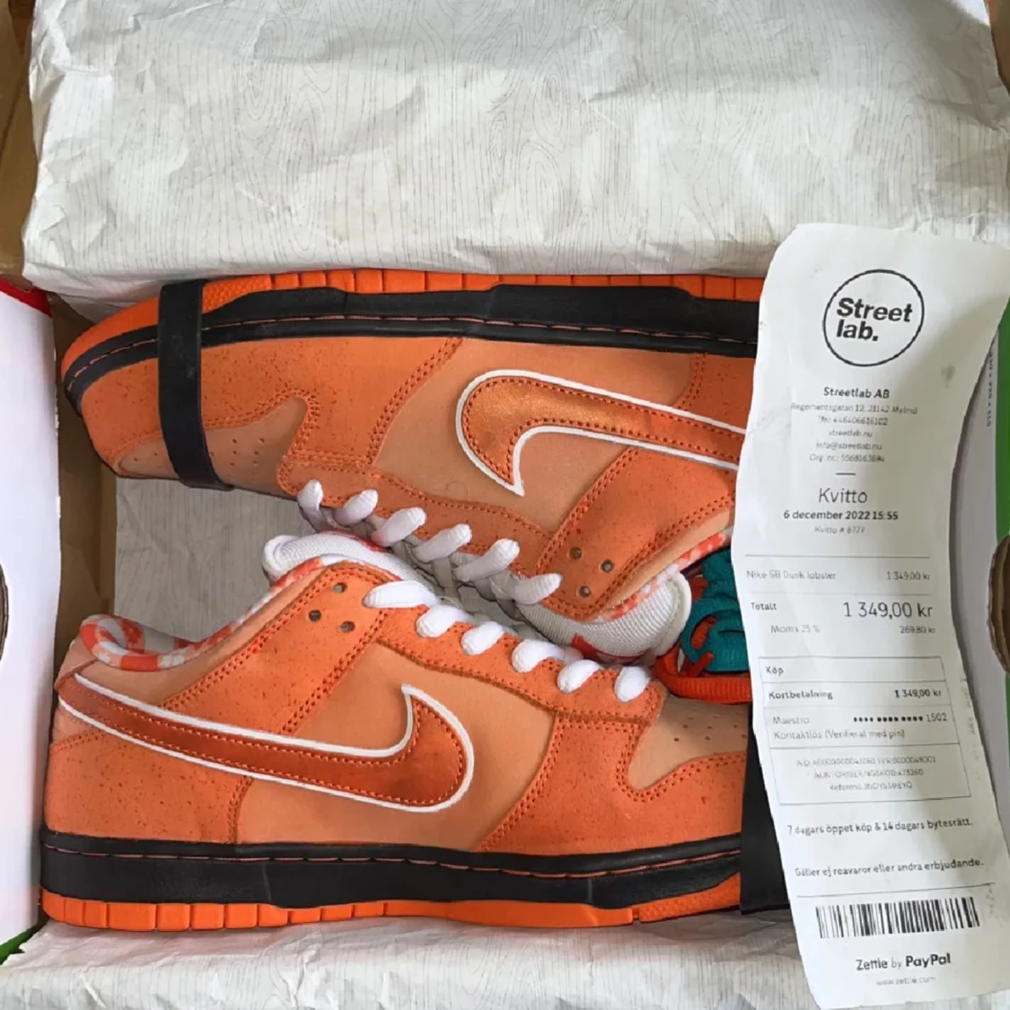Nike SB Dunk Orange Lobster Og Qs - 90