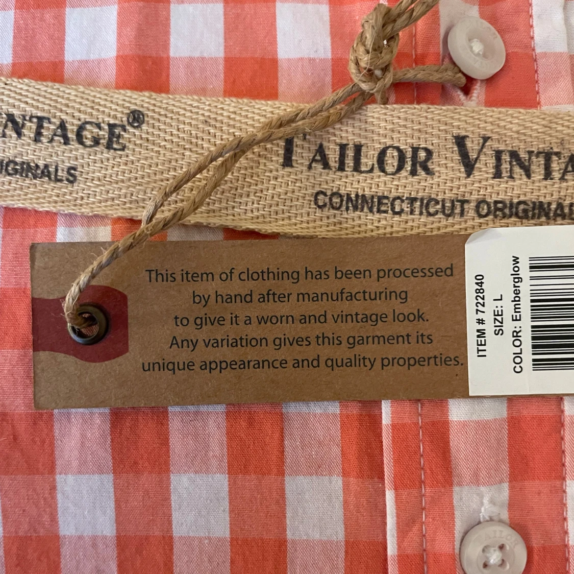 Rutig skjorta från Tailor Vintage - 91