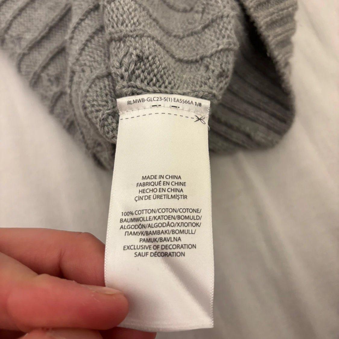 Polo stickad tröja - 92