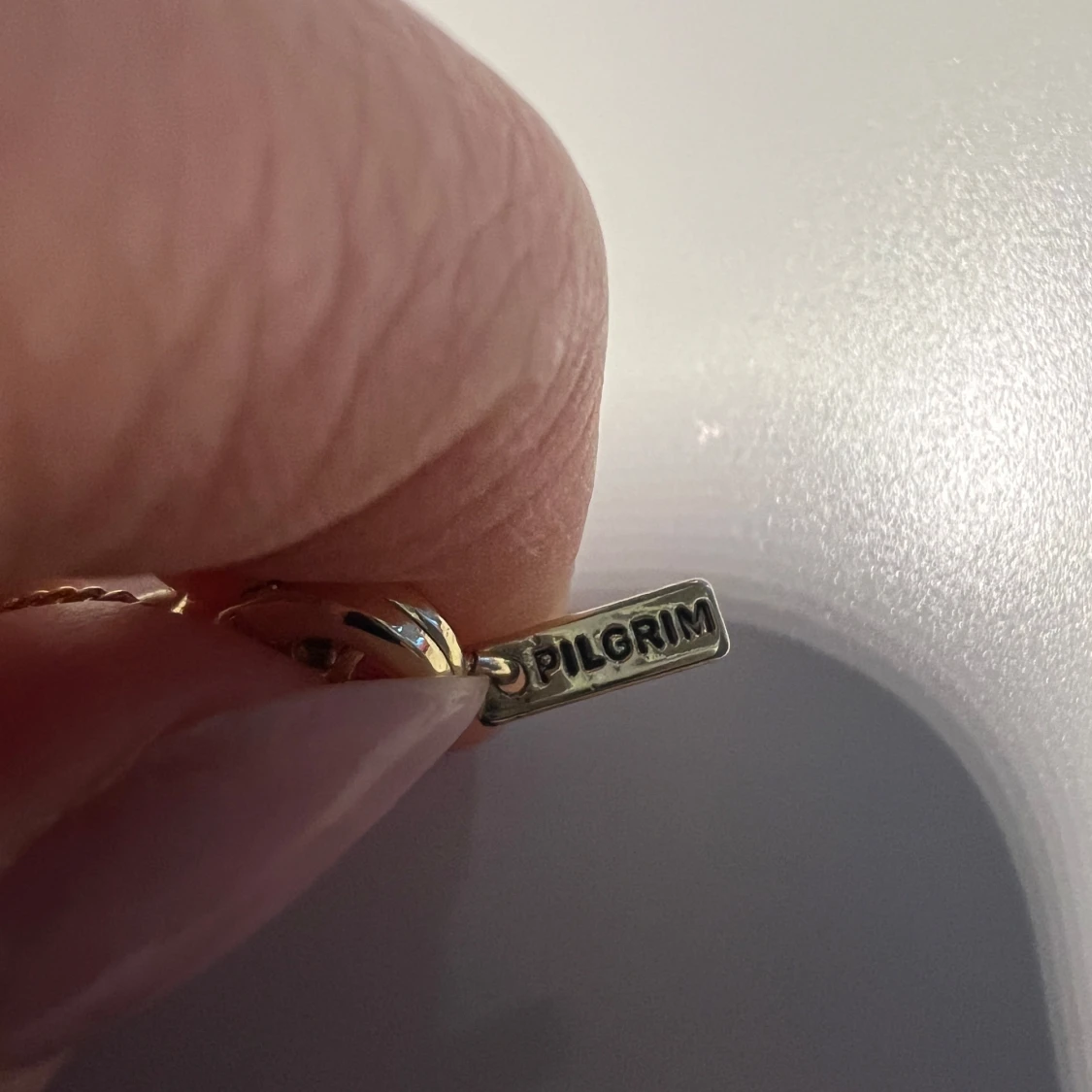 Guldhalsband med dubbla ringar från Pilgrim