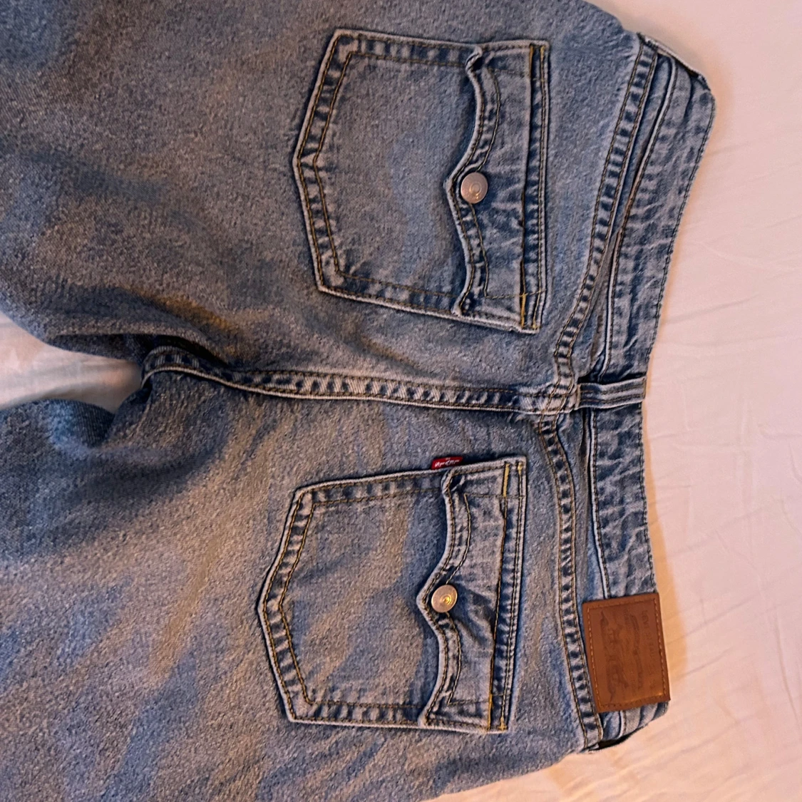 Blå jeansbyxor - 91