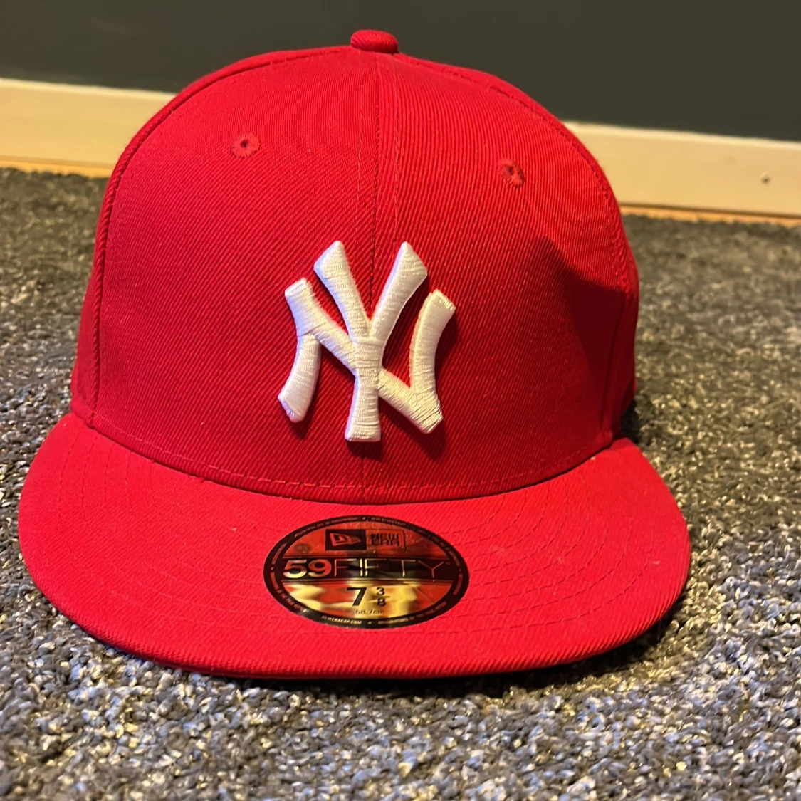 Röd keps från New Era