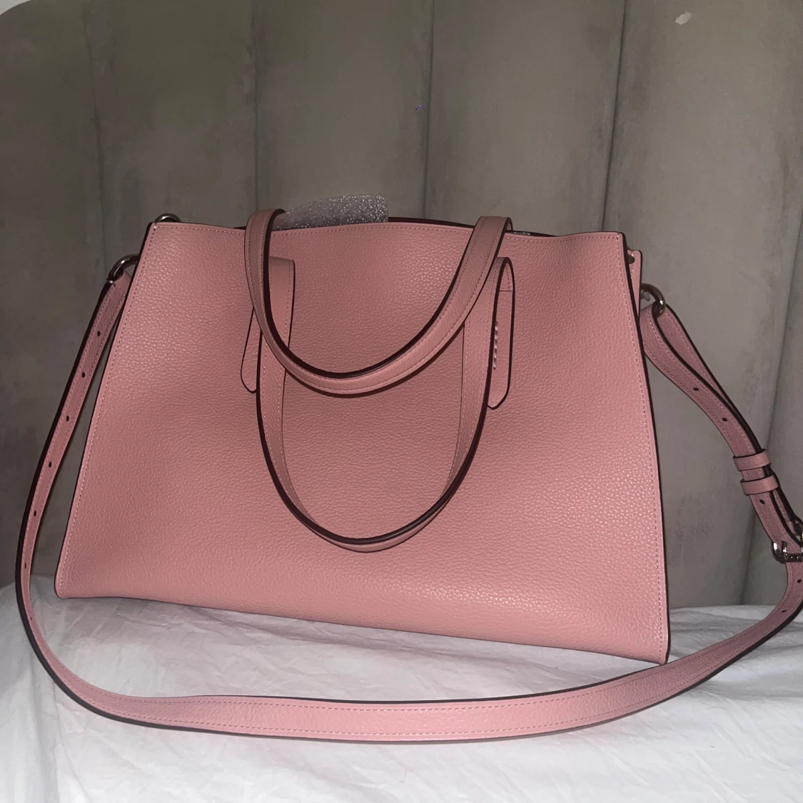 Coach Väska Charlie Carryall rosa - 3