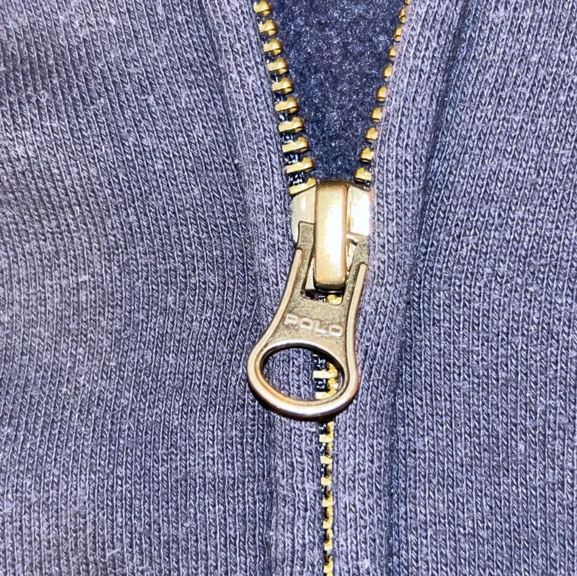 Märklblå hoodie från Ralph Lauren - 4