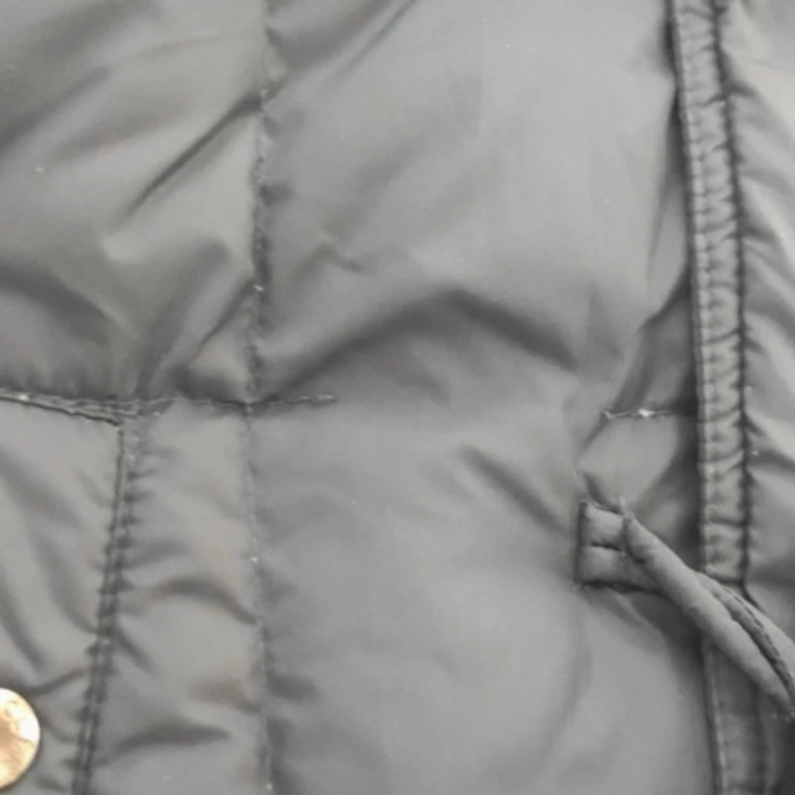 Grå/grå dunjacka med knäppning - 4