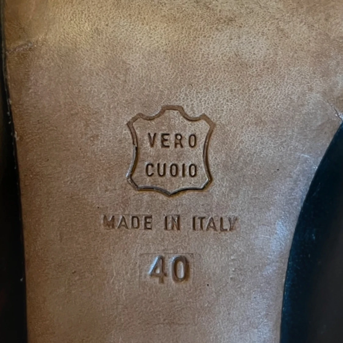 Vintage svarta klackskor - 3