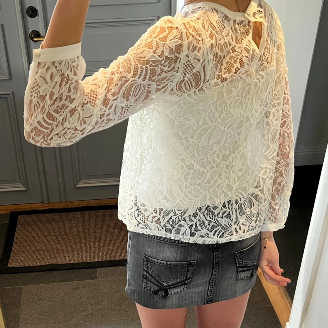 Vit spetströja - 91