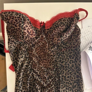 Leopard klänning/nattlinne/topp - 👍