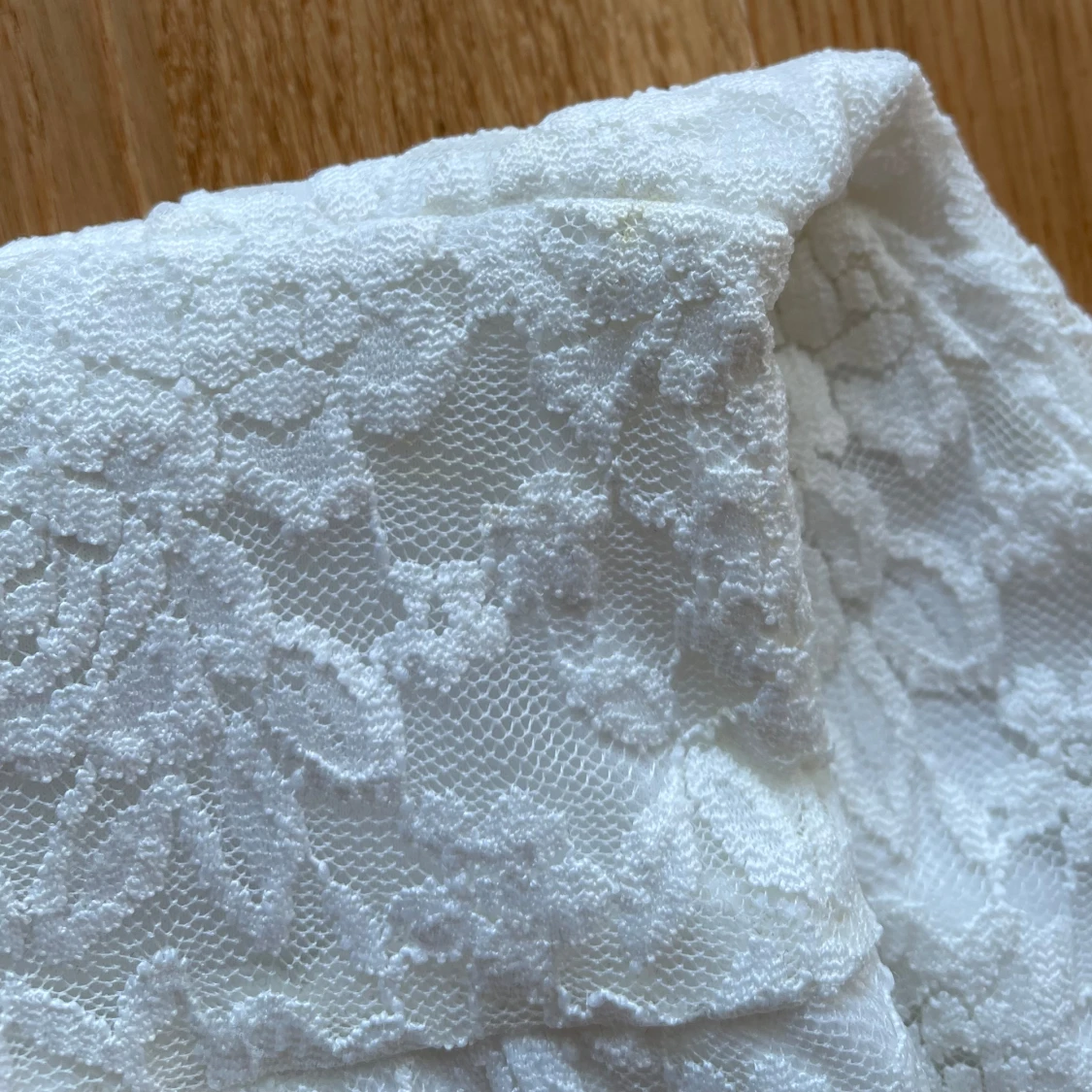 Vit spetsklänning - 3