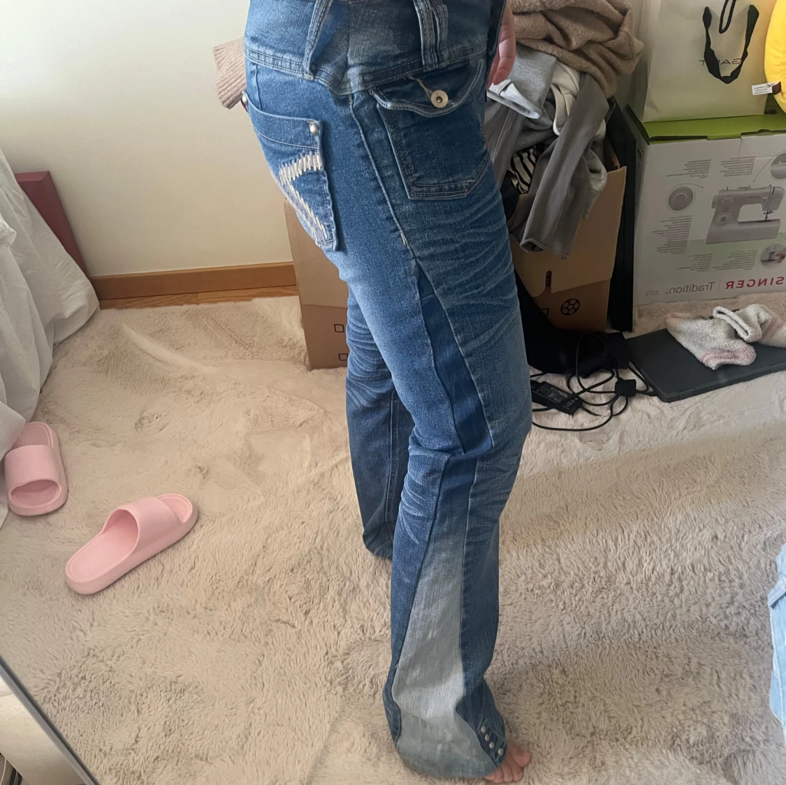 Lågmidjade jeans - 91