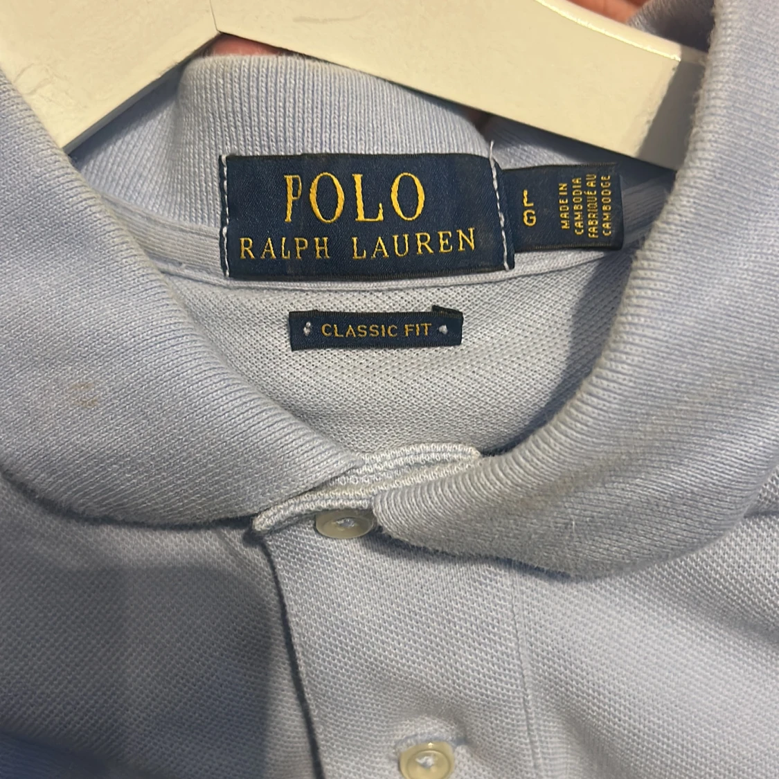 Ljusblå pikétröja från Ralph Lauren - 1
