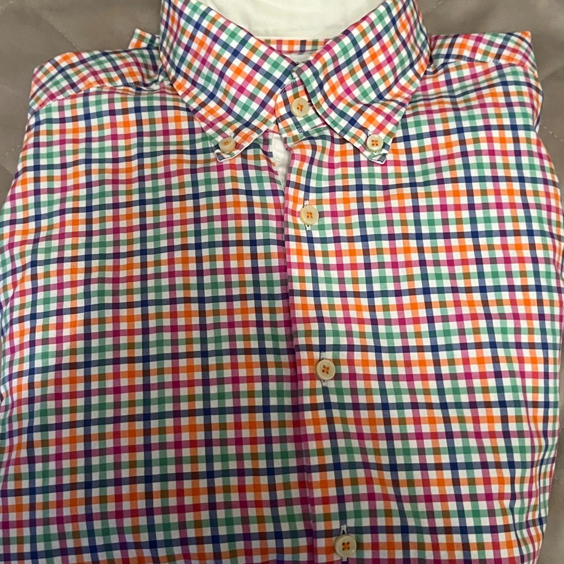 Flerfärgad rutig skjorta från Stenströms